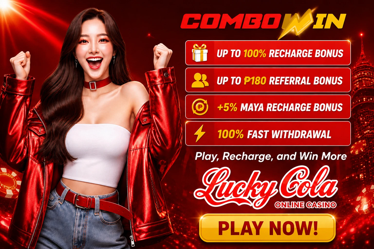 ComboWin Lucky Cola casino bonuses and rewards